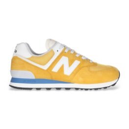 Zapatillas de piel 574 amarillo