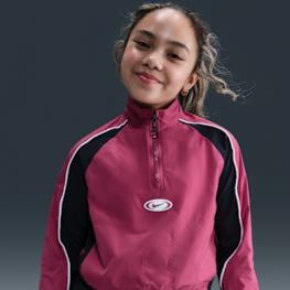 Nike Sportswear Chaqueta deportiva con cremallera de 1/4 – Niña