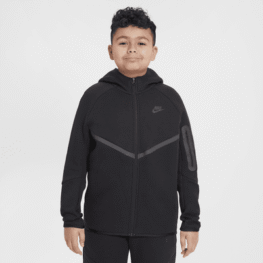 Nike Sportswear Tech Fleece Sudadera con capucha y cremallera completa (Talla grande) – Niño/a