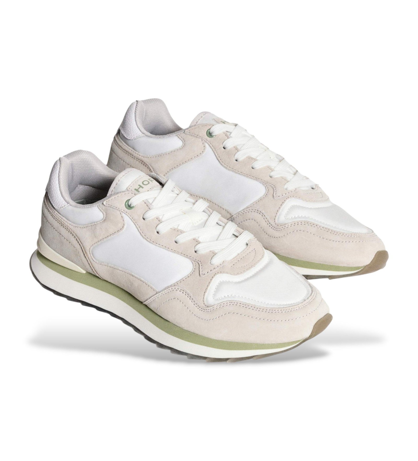 Zapatillas de piel Naousa beige - Imagen 2