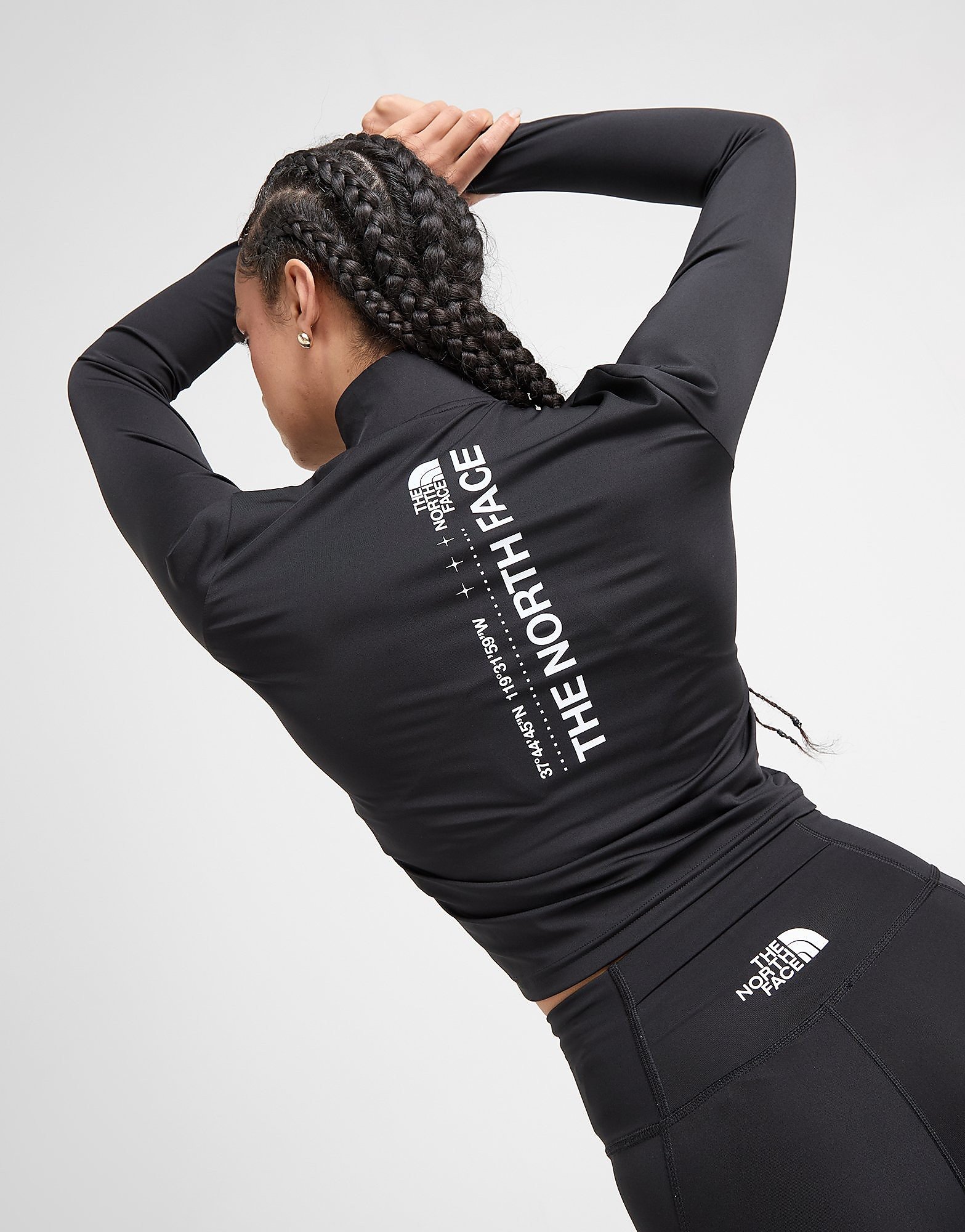 The North Face Top Tech Graphic Full Zip, Negro