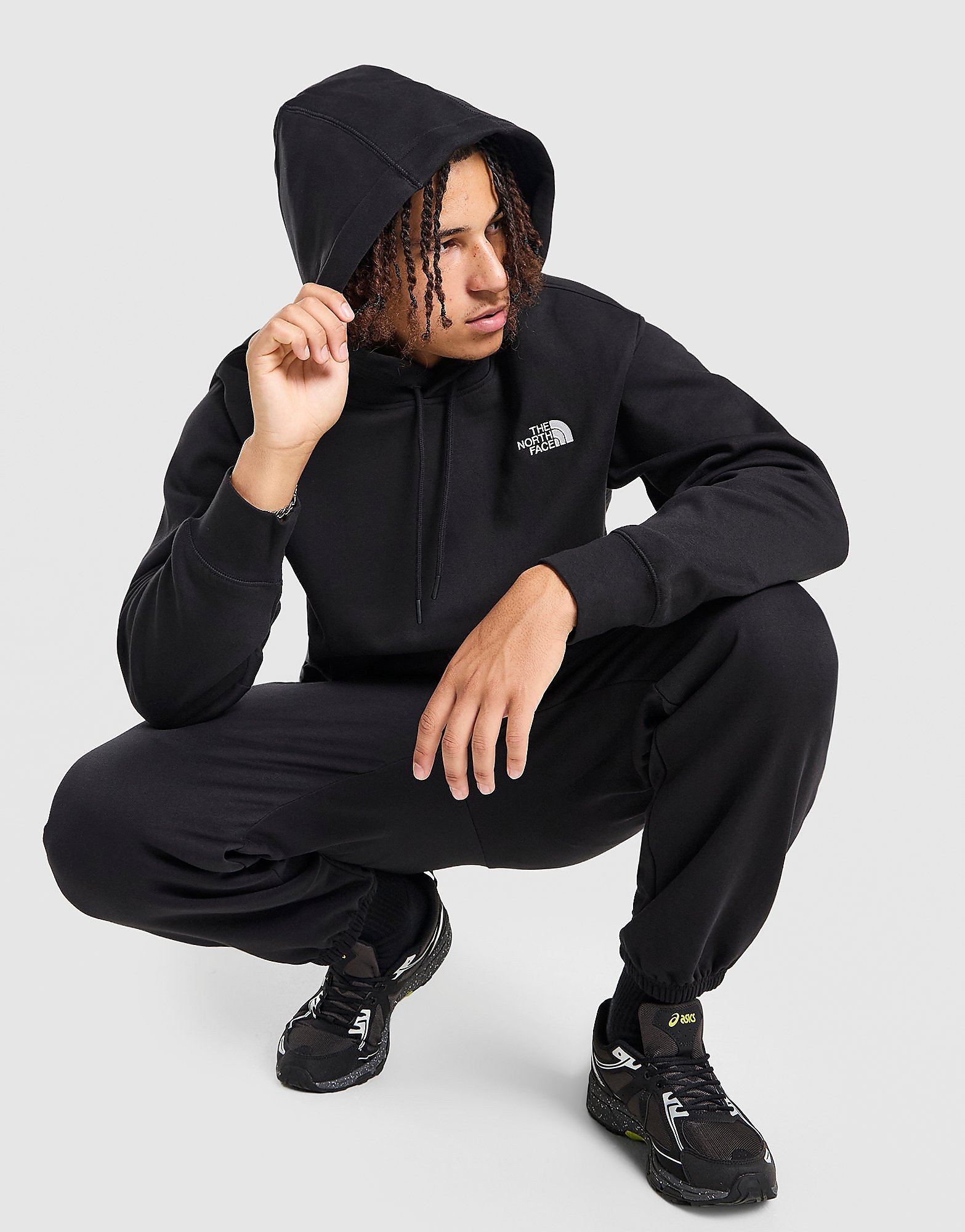 The North Face Sudadera con capucha Essential, Negro