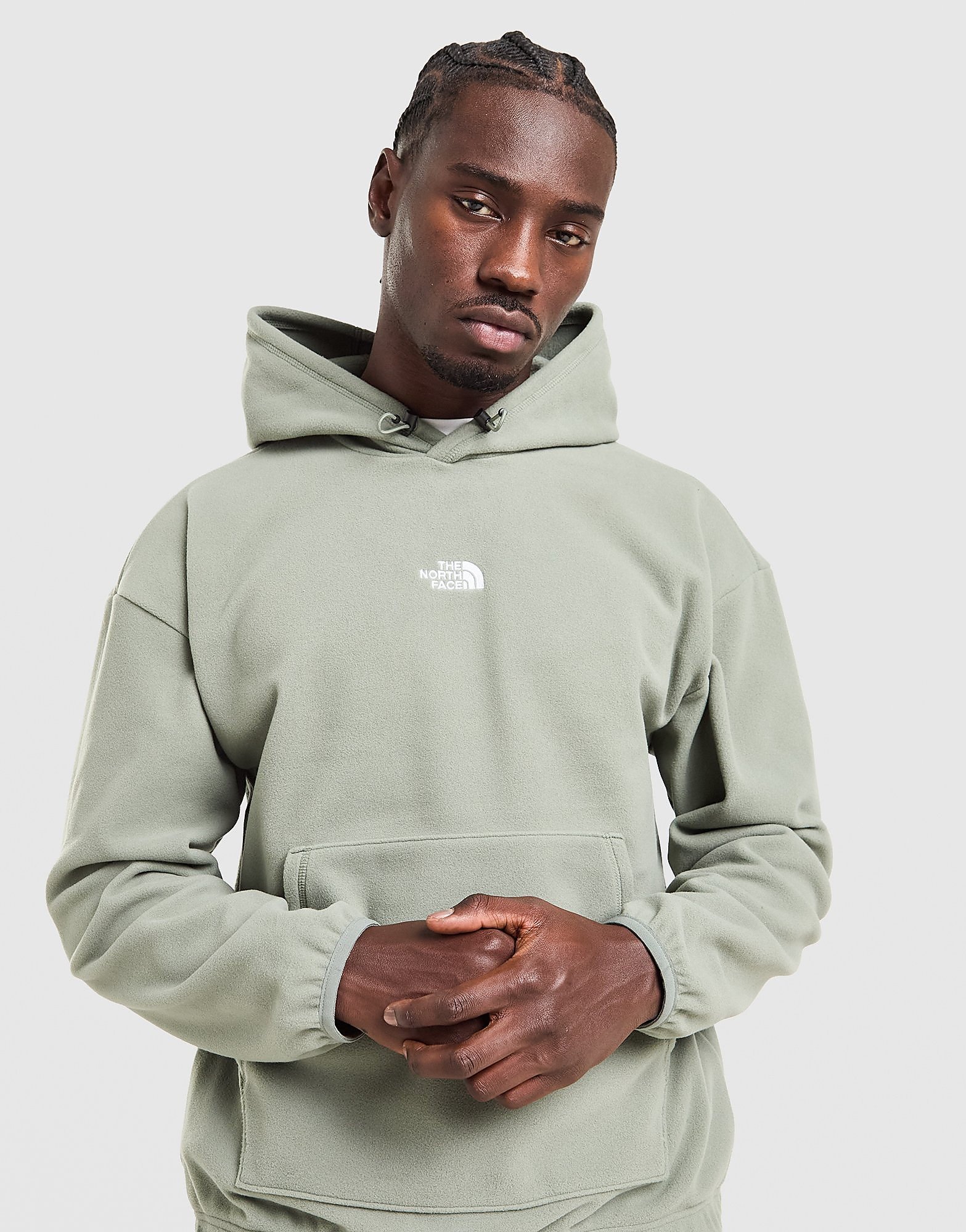 The North Face Sudadera con capucha Fleece Samari, Verde