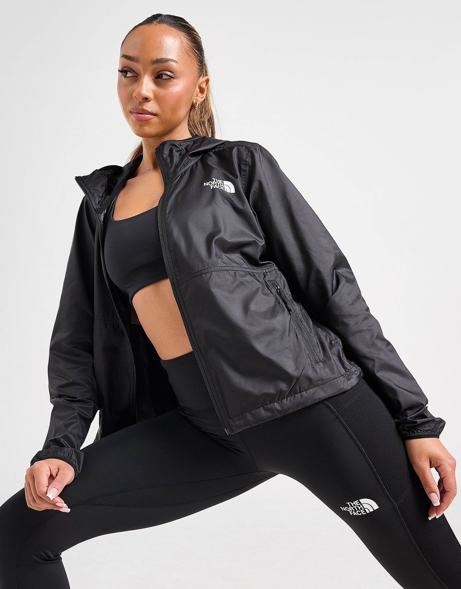 The North Face Chaqueta Lightweight Cyclone, Negro