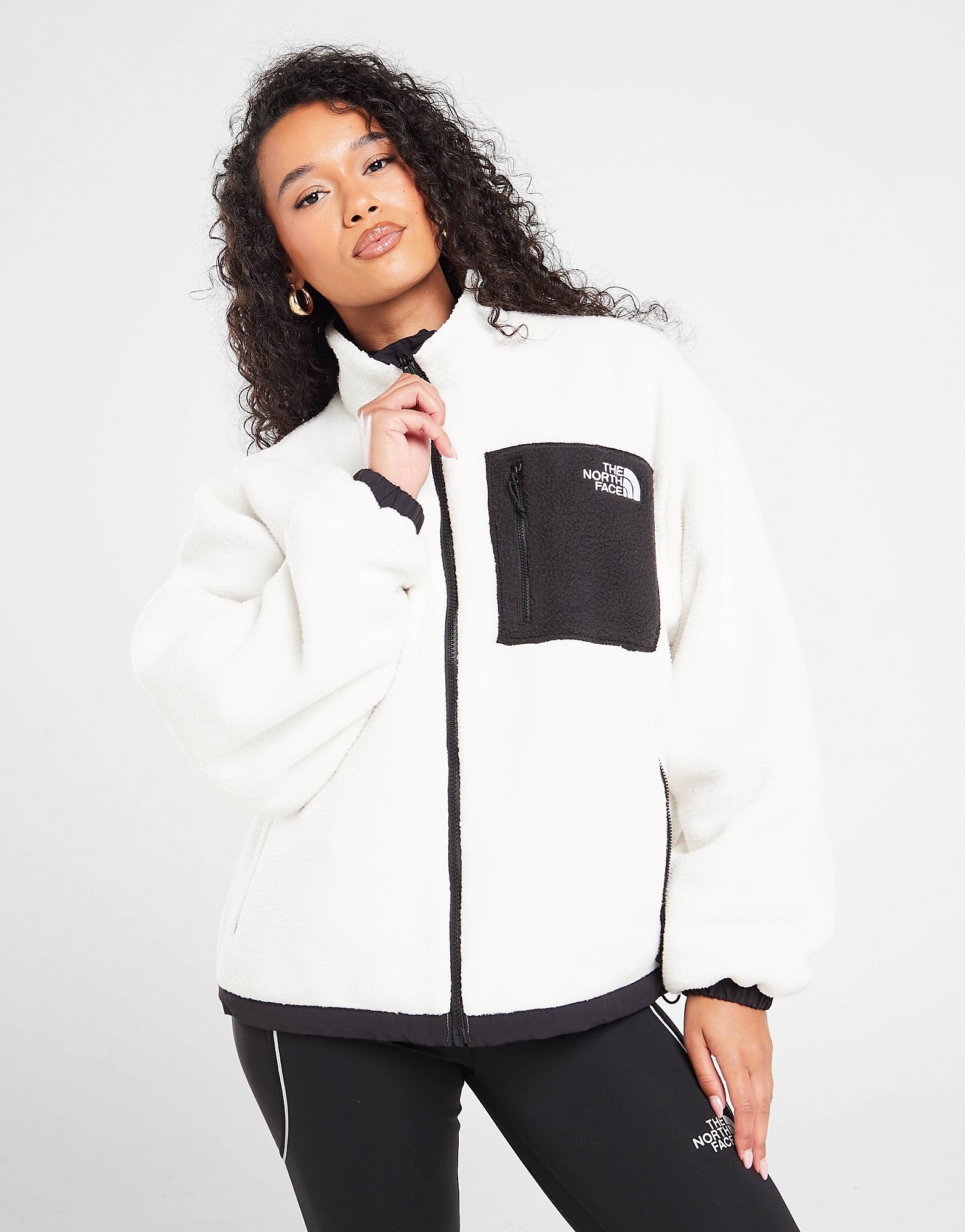 The North Face Chaqueta polar reversible Yumiori, Blanco