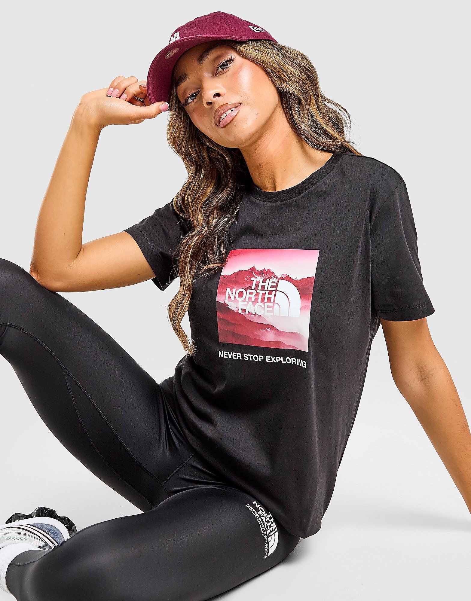 The North Face Camiseta Cloud Box Logo, Negro