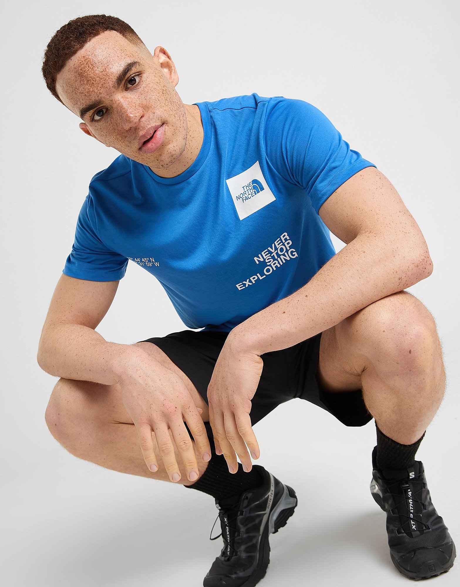 The North Face Camiseta Mountain Foundation Coordinates, Azul