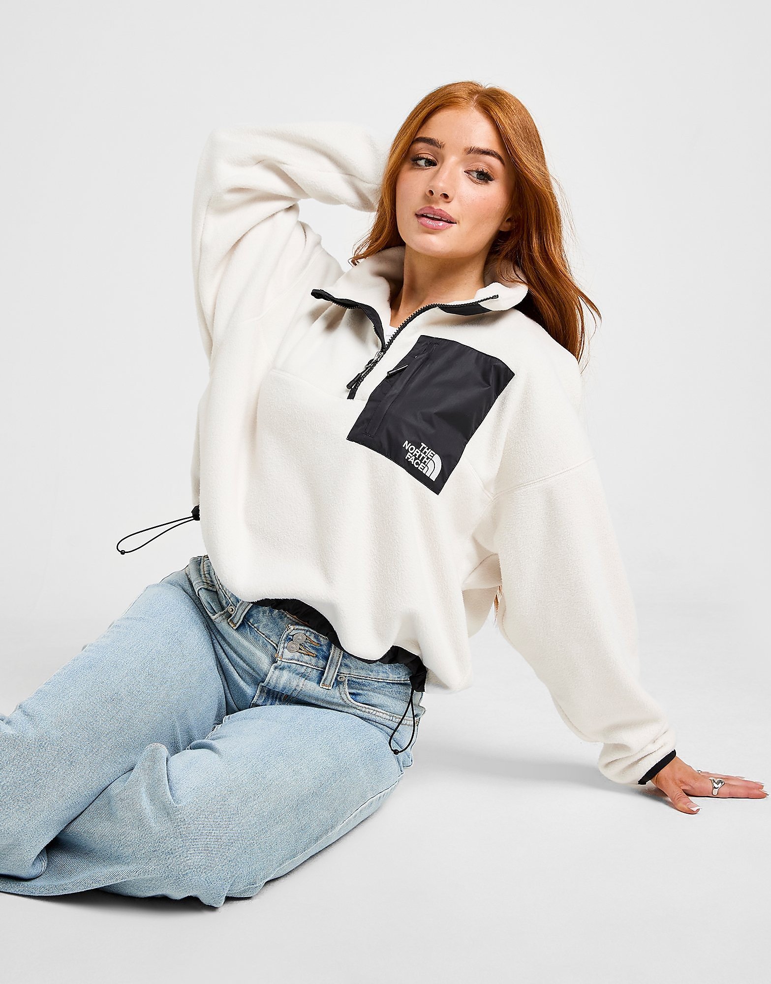 The North Face Polar Hangita 1/4 Zip Fleece, Crema