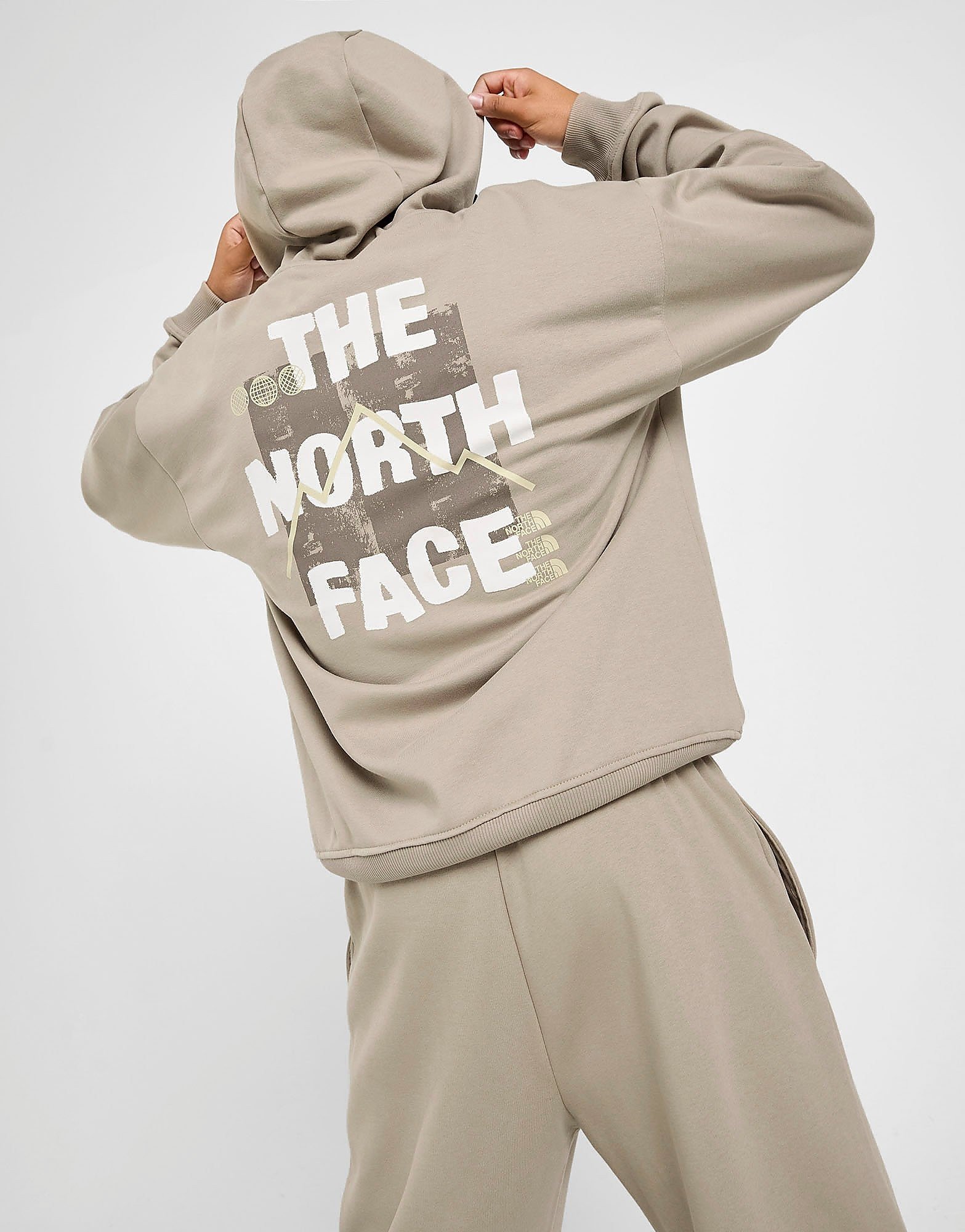 The North Face Sobretta Sudadera con capucha Oversized, Marrón